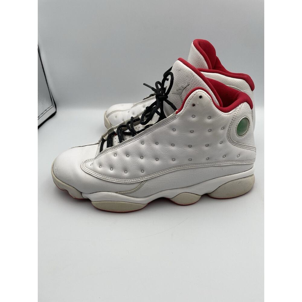 Size 10.5 - Air Jordan 13 Retro History of Flight White Leather Red (414571-103)